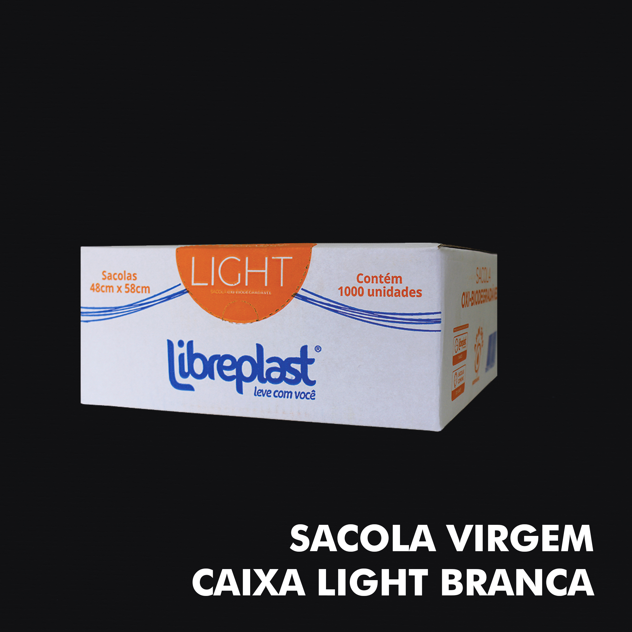 Sacola Virgem- Caixa Light Branca - RF