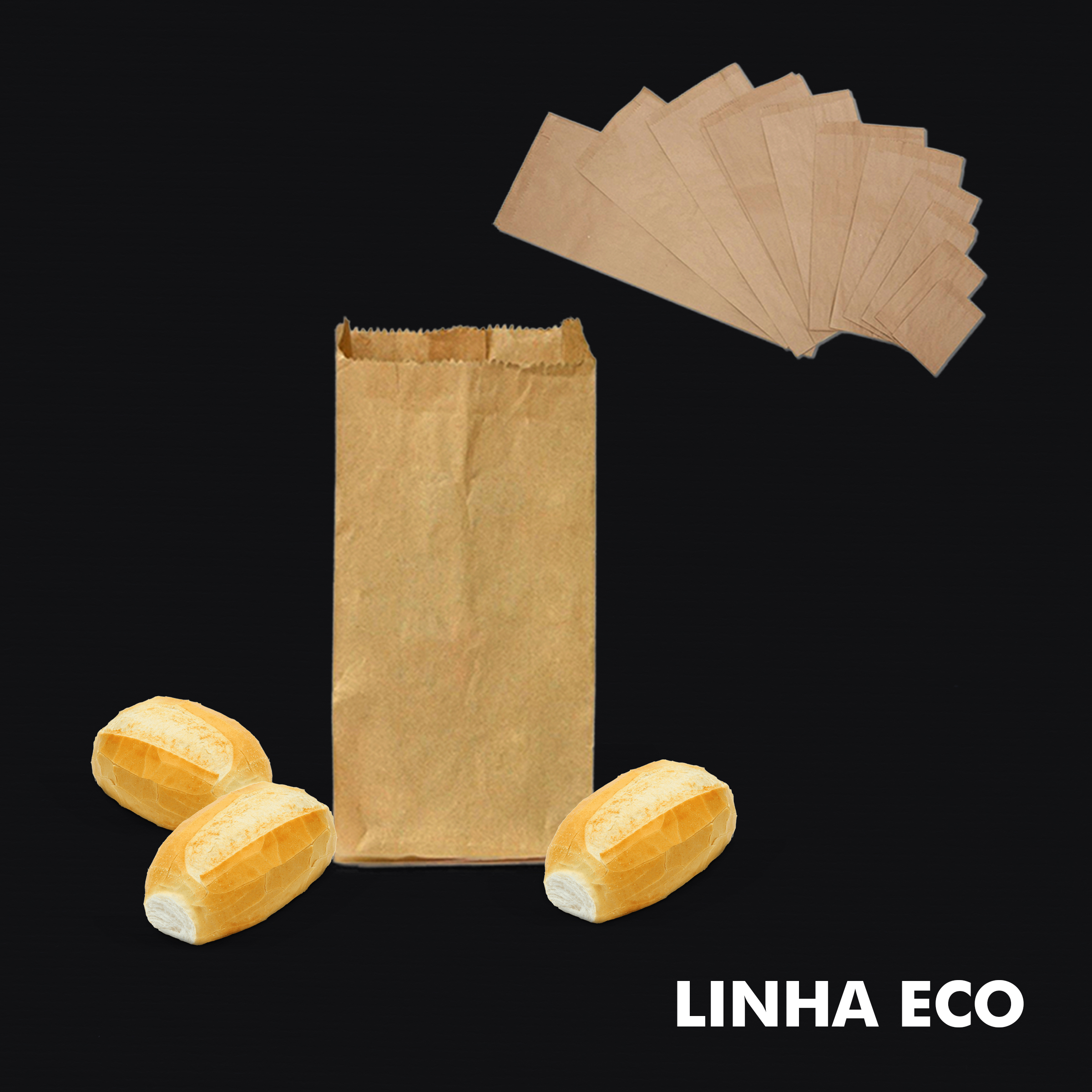 Saco de Papel Kraft Natural – Linha Eco - RF