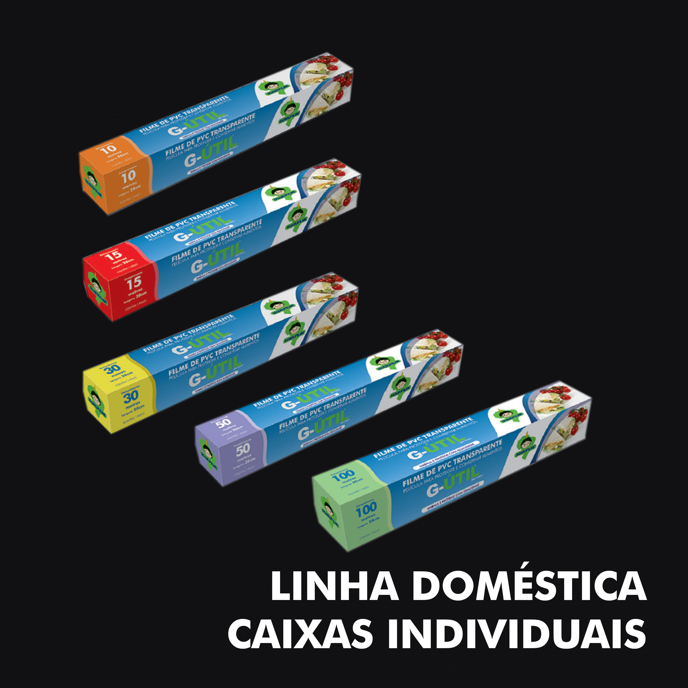 Filme PVC – Linha Doméstica – Caixas individuais - RF