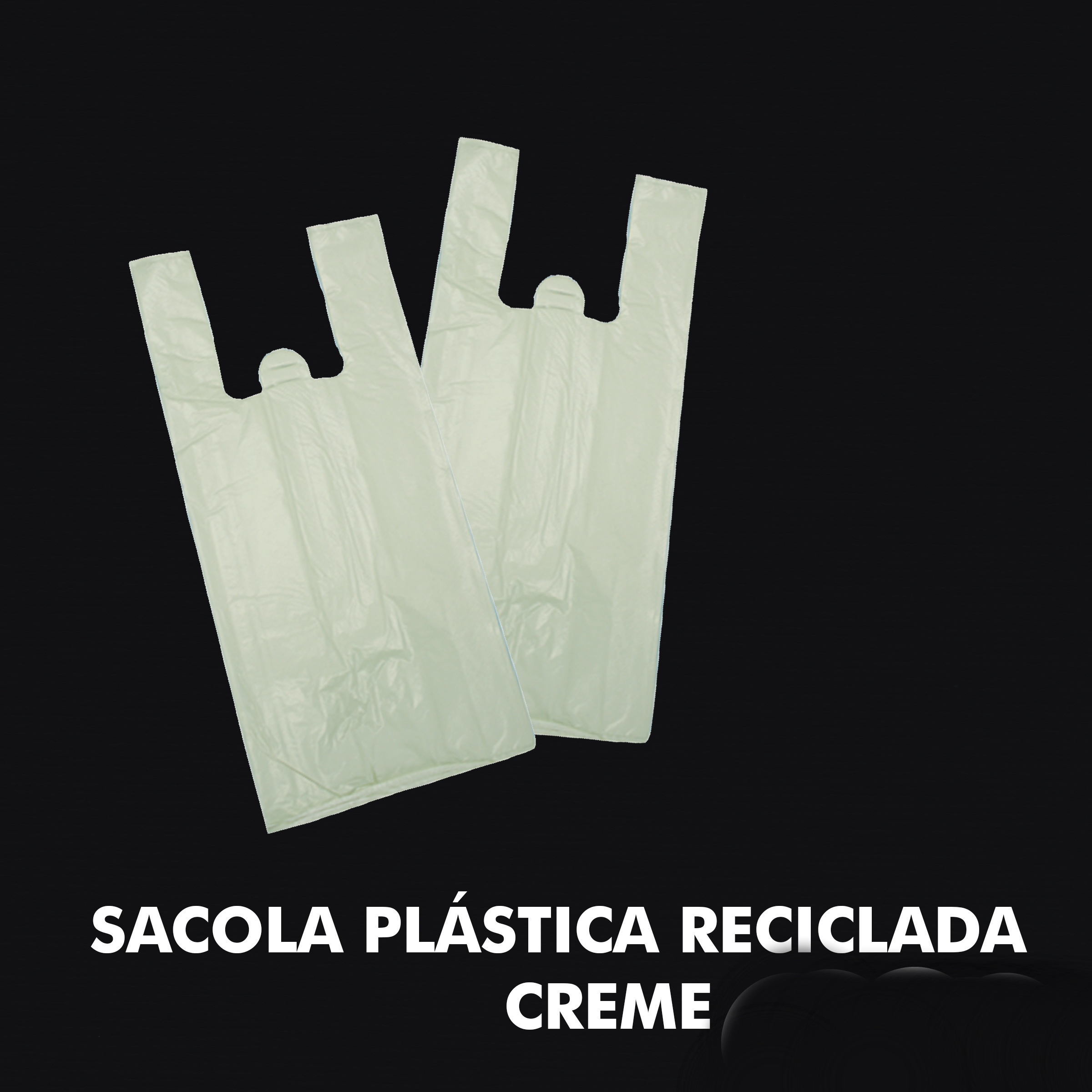 Sacolão Reciclado Creme – Unidade - RF