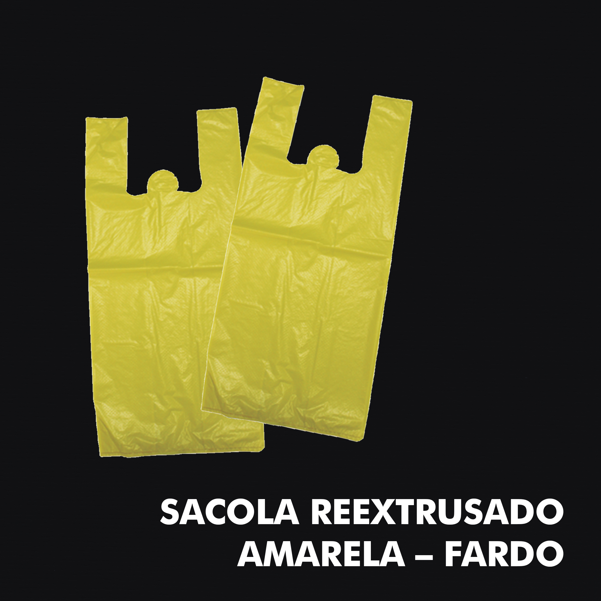 Sacola Reextrusado Amarela – Fardo - RF